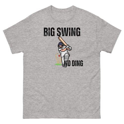Big Swing No Ding Cricket T-shirt Funny Cricket T-shirts