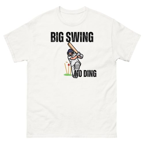 Big Swing No Ding Cricket T-shirt Funny Cricket T-shirts