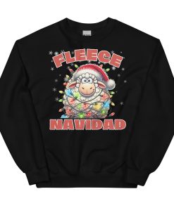 Fleece Navidad Christmas Jumper Sweatshirts Feliz Navidad