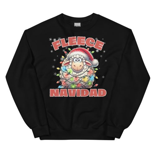 Fleece Navidad Christmas Jumper Sweatshirts Feliz Navidad