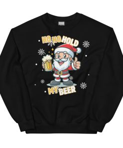 Ho Ho Hold My Beer Santa Christmas Jumper Sweatshirt