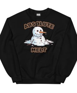 Absolute Melt Christmas Jumper Sweatshirt Funny Snowman