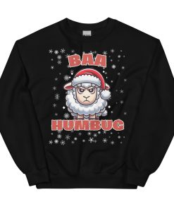 Baa Humbug Christmas Jumper Day Funny Christmas Sweatshirt