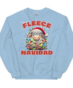 Fleece Navidad Christmas Jumper Sweatshirts Feliz Navidad