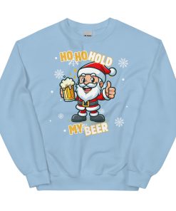 Ho Ho Hold My Beer Santa Christmas Jumper Sweatshirt
