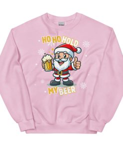 Ho Ho Hold My Beer Santa Christmas Jumper Sweatshirt