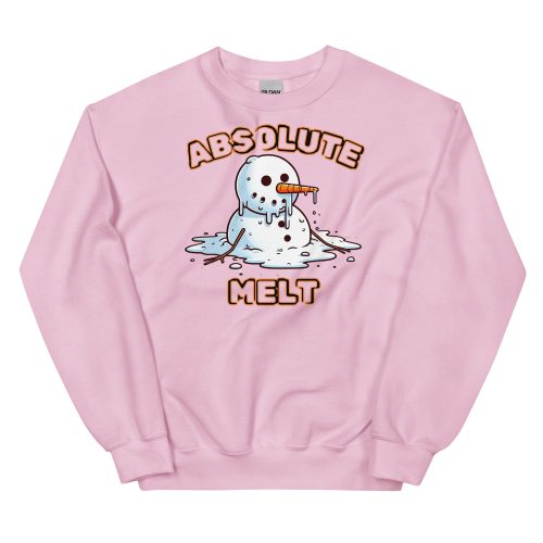 Absolute Melt Christmas Jumper Sweatshirt Funny Snowman