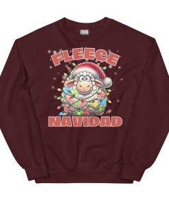Fleece Navidad Christmas Jumper Sweatshirts Feliz Navidad