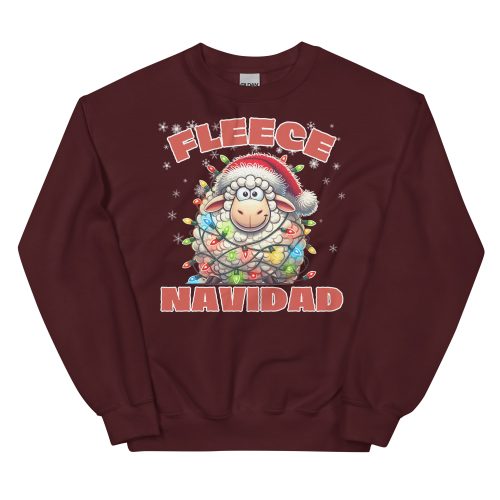 Fleece Navidad Christmas Jumper Sweatshirts Feliz Navidad
