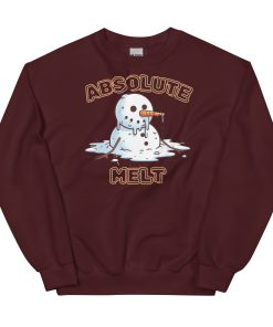 Absolute Melt Christmas Jumper Sweatshirt Funny Snowman