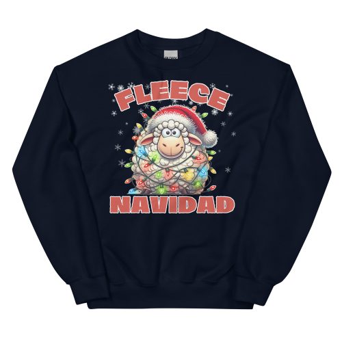 Fleece Navidad Christmas Jumper Sweatshirts Feliz Navidad