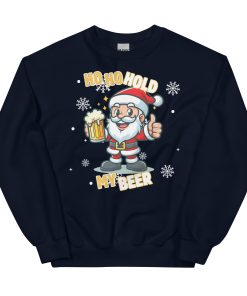 Ho Ho Hold My Beer Santa Christmas Jumper Sweatshirt