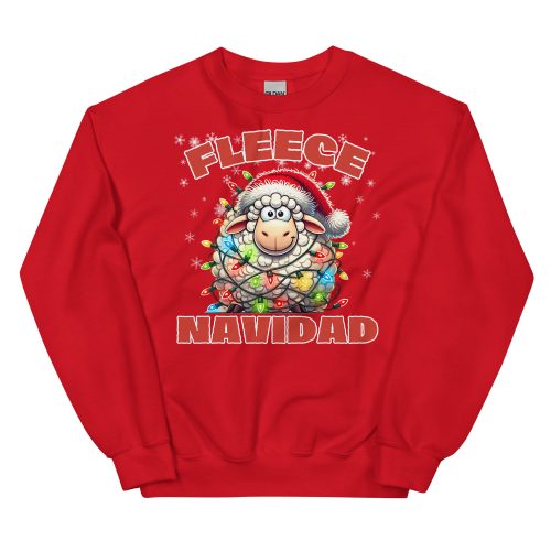 Fleece Navidad Christmas Jumper Sweatshirts Feliz Navidad