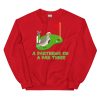 Funny Golf Christmas Jumper Day Sweatshirt Partridge Par 3