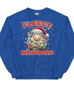 Fleece Navidad Christmas Jumper Sweatshirts Feliz Navidad