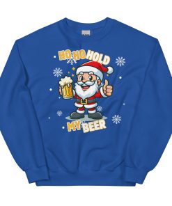 Ho Ho Hold My Beer Santa Christmas Jumper Sweatshirt