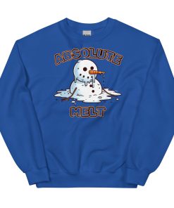 Absolute Melt Christmas Jumper Sweatshirt Funny Snowman