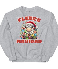 Fleece Navidad Christmas Jumper Sweatshirts Feliz Navidad
