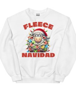 Fleece Navidad Christmas Jumper Sweatshirts Feliz Navidad