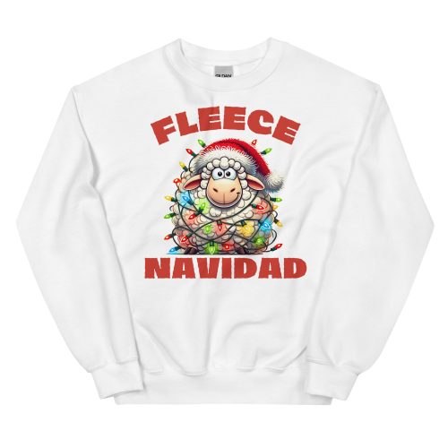 Fleece Navidad Christmas Jumper Sweatshirts Feliz Navidad