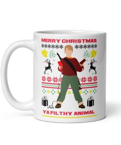 Home Alone Christmas Mug Merry Christmas Ya Filthy Animal