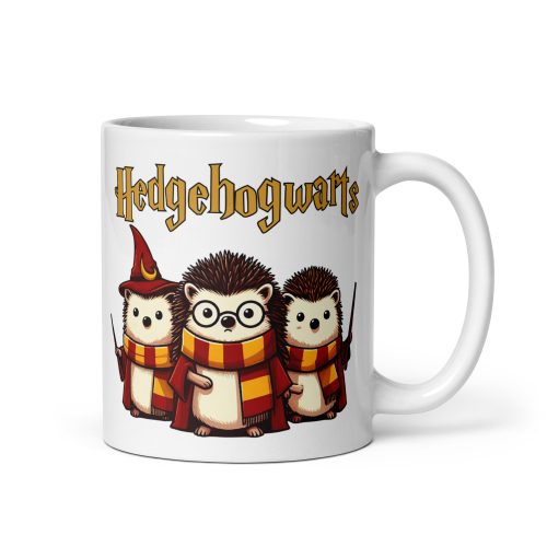 Hedgehogwarts Mug Funny Hedgehog Hogwarts Mug