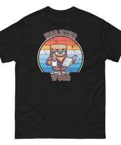 Alternative view of Morning Wood T-shirt Funny Gift for Him Tee