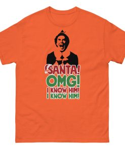Santa OMG I Know Him Buddy The Elf Christmas T-shirt