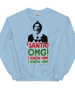 Buddy The Elf Christmas Jumper Santa OMG I Know Him