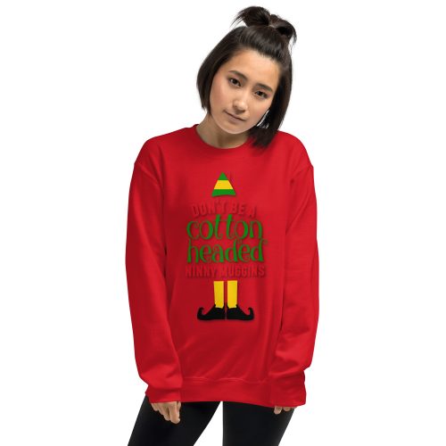 Buddy The Elf Christmas Jumper Cotton Headed Ninny Muggins