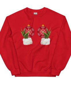 Grinch Pinch Baubles Funny Christmas Jumper