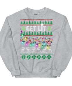 Get Lit Christmas Jumper Funny Festive Sweatshirt