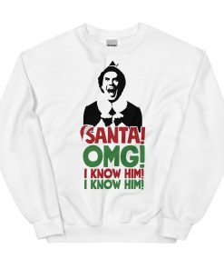 Buddy The Elf Christmas Jumper Santa OMG I Know Him
