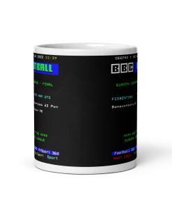 West Ham Europa Conference League Ceefax Teletext Mug