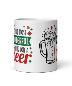 Funny Christmas Mug For Men It’s The Most Wonderful Time For Beer