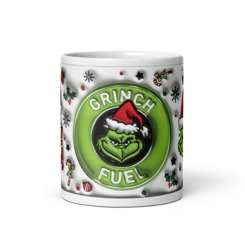 Grinch Fuel Christmas Mug