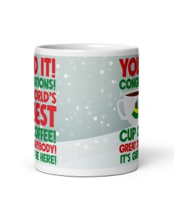 Buddy The Elf Christmas Mug Santa OMG I Know Him