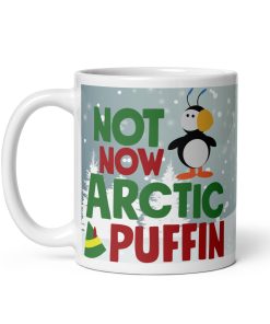 Buddy The Elf Christmas Mug Arctic Puffin Ninny Muggins