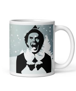 Buddy The Elf Christmas Mug Santa OMG I Know Him