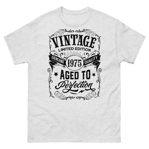 Vintage 1975 T-shirt Aged To Perfection 50th Birthday T shirt