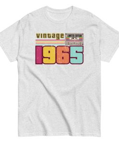 Vintage 1965 Cassette Tape Limited Edition 60th Birthday T-shirt