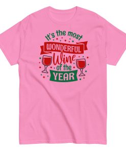 Wine Christmas T-shirt It’s The Most Wonderful Wine Of The Year