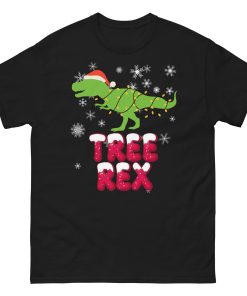Tree Rex Christmas T-shirt For Men