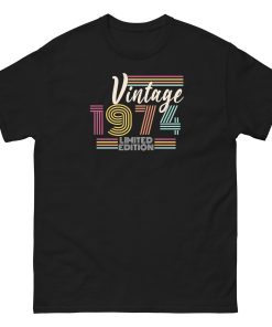 Vintage 1974 T-shirt Limited Edition 50th Birthday T-shirt