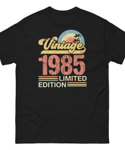 Vintage 1985 T-shirt 40th Birthday Limited Edition T-shirt