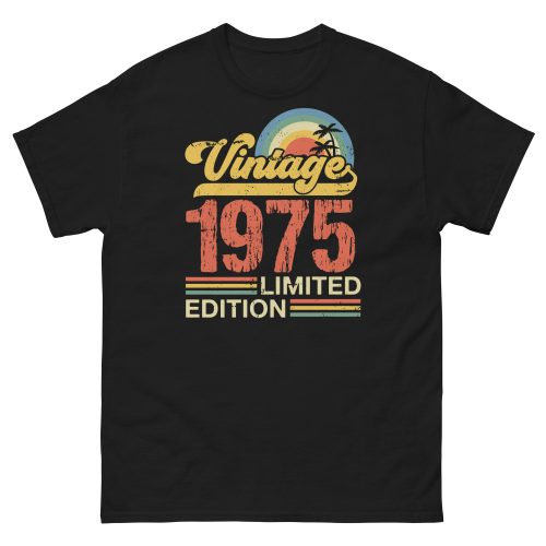 Vintage 1975 T-shirt Limited Edition 50th Birthday T shirt