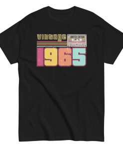 Vintage 1965 Cassette Tape Limited Edition 60th Birthday T-shirt