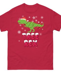 Tree Rex Christmas T-shirt For Men