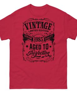 Vintage 1985 T-shirt 40th Birthday Gift Aged To Perfection T shirt