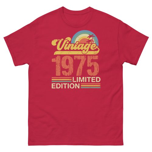 Vintage 1975 T-shirt Limited Edition 50th Birthday T shirt